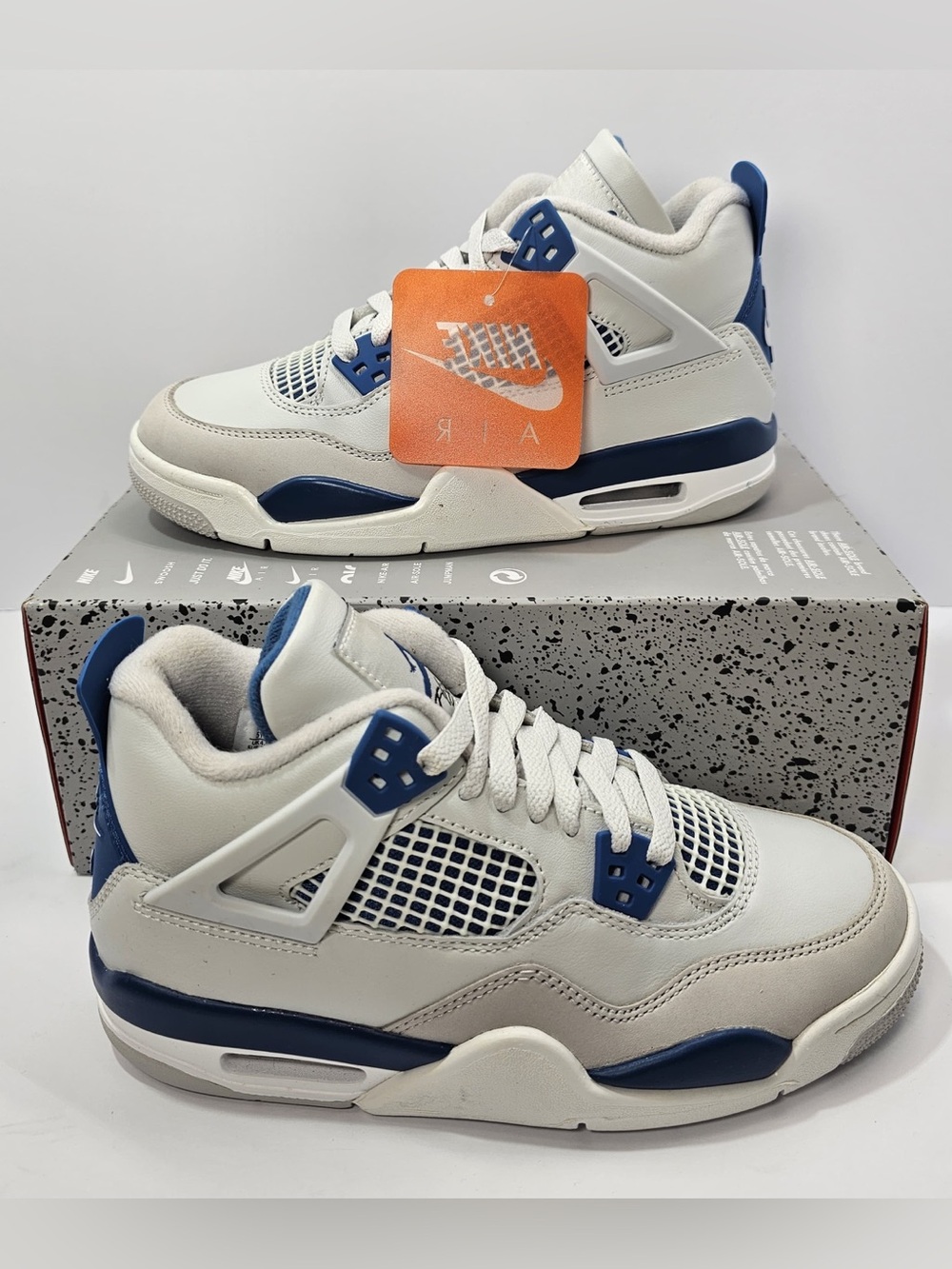 Air Jordan 4 Retro Military Blue GS Size 5Y